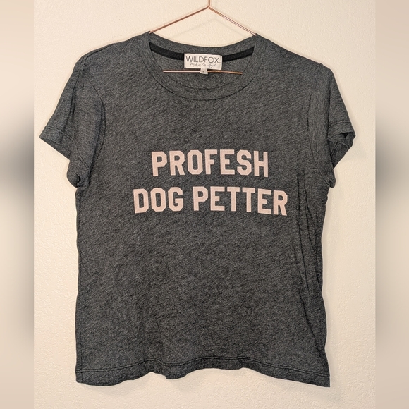 Wildfox 'Profesh Dog Petter' Tee - Picture 1 of 4